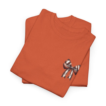 Football Game Day Coquette Bows T-Shirt