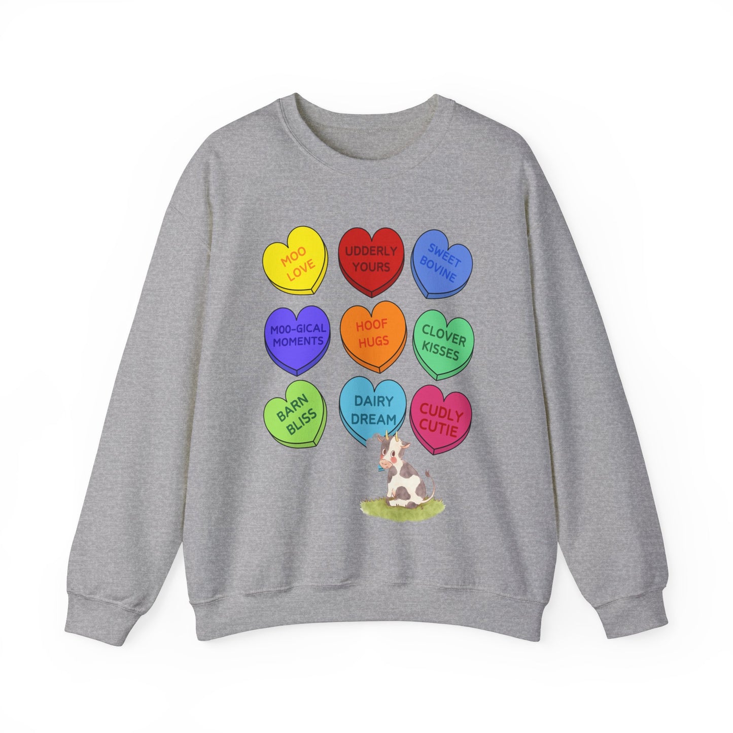 Cow Sweethearts Valentine Sweatshirt