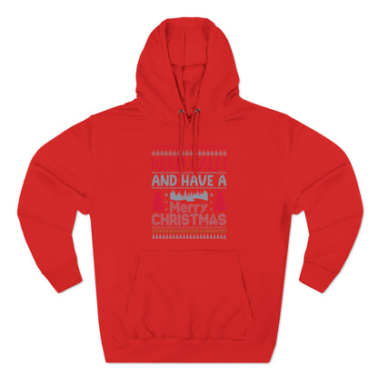 Keep Calm and Have a Merry Christmas Ugly Sweater Pullover Hoodie