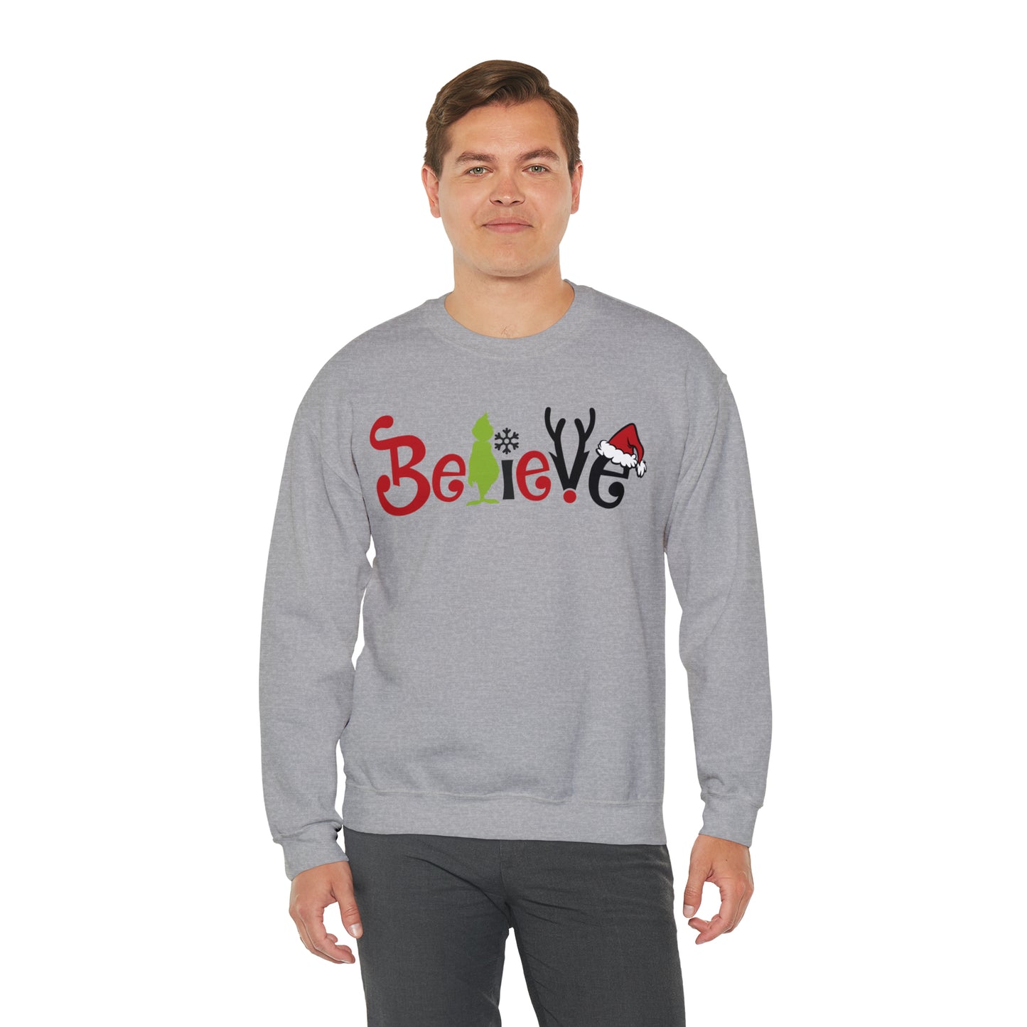 Believe Grinch Christmas Sweatshirt