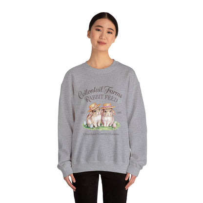Easter Cottontail Farms Rabbit Feed Sweatshirt