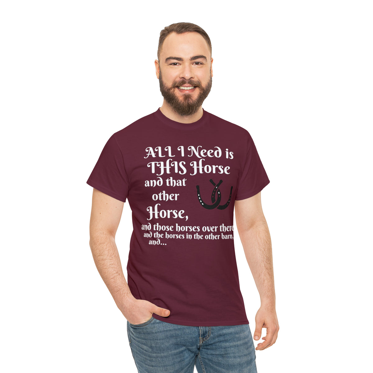 All the horses shirt Unisex Heavy Cotton Tee