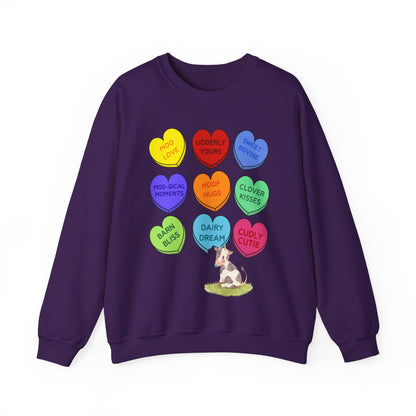 Cow Sweethearts Valentine Sweatshirt