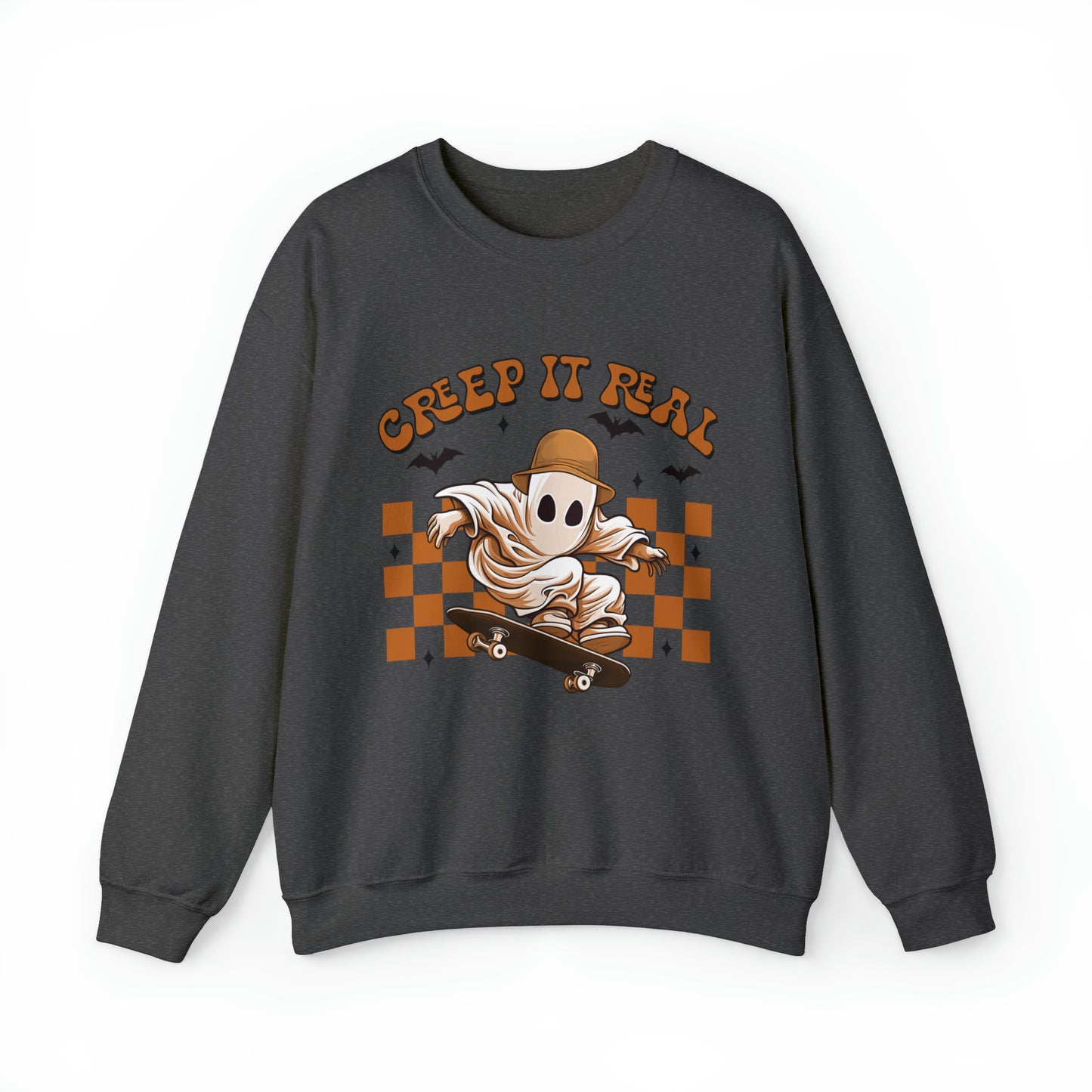 Creep It Real Ghost Halloween Sweatshirt