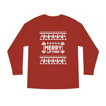 Merry Liftmas Christmas Ugly Sweater Long Sleeve Tee