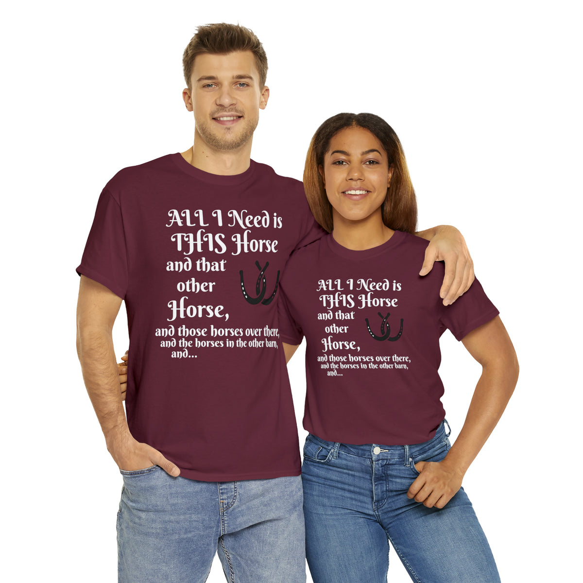 All the horses shirt Unisex Heavy Cotton Tee