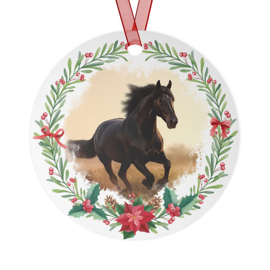 Black Horse Ornament