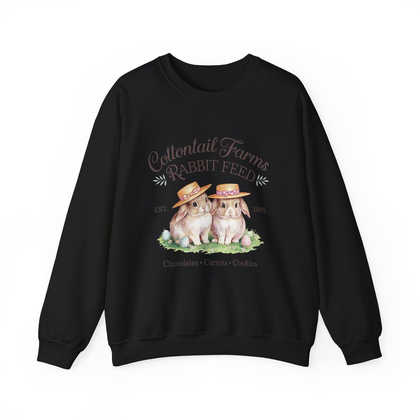 Easter Cottontail Farms Rabbit Feed Sweatshirt