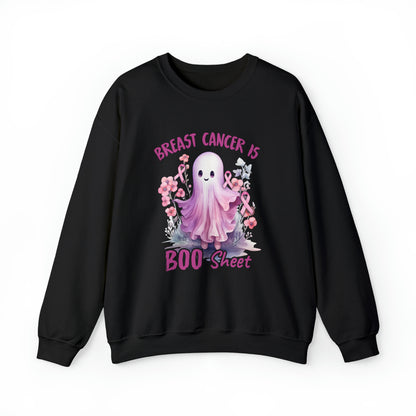 Breast Cancer Is Boo Sheet Halloween Sweatshirt