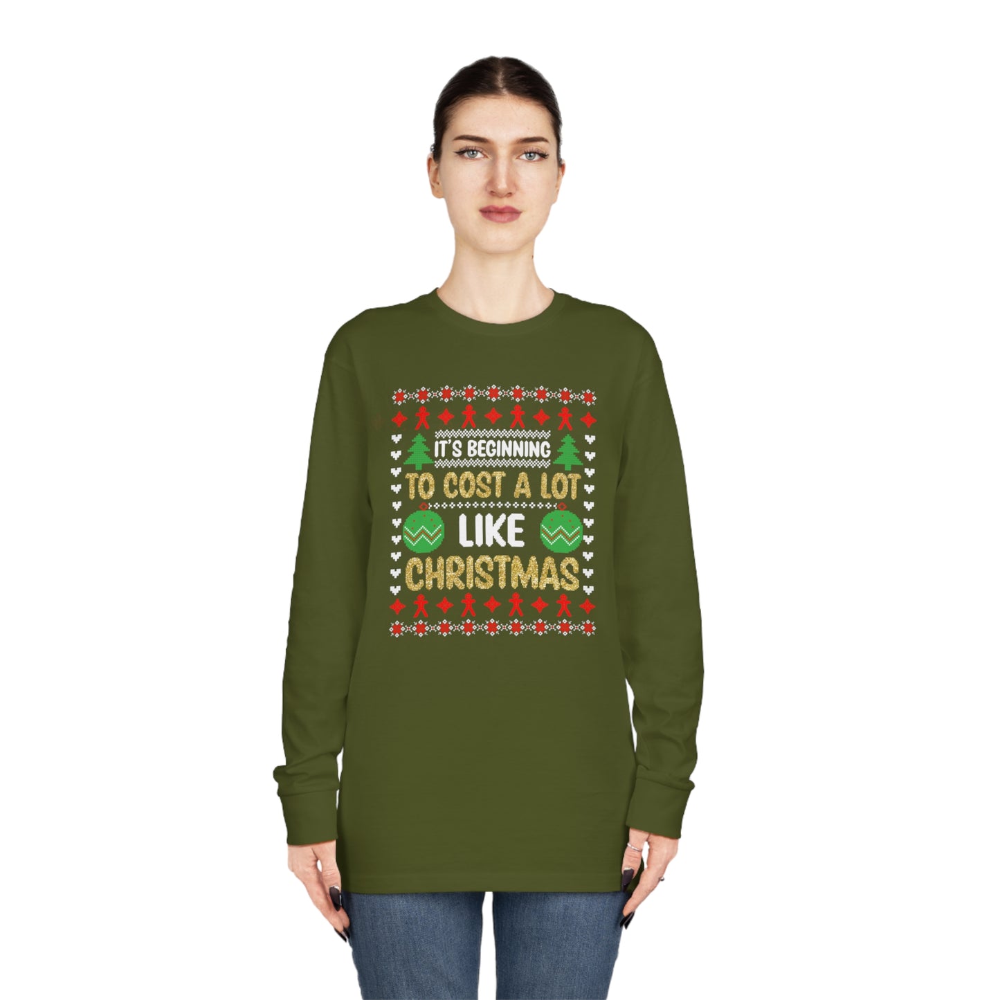 It's Beginning To Cost a Lot Like Christmas Ugly Sweater Long Sleeve T-shirt
