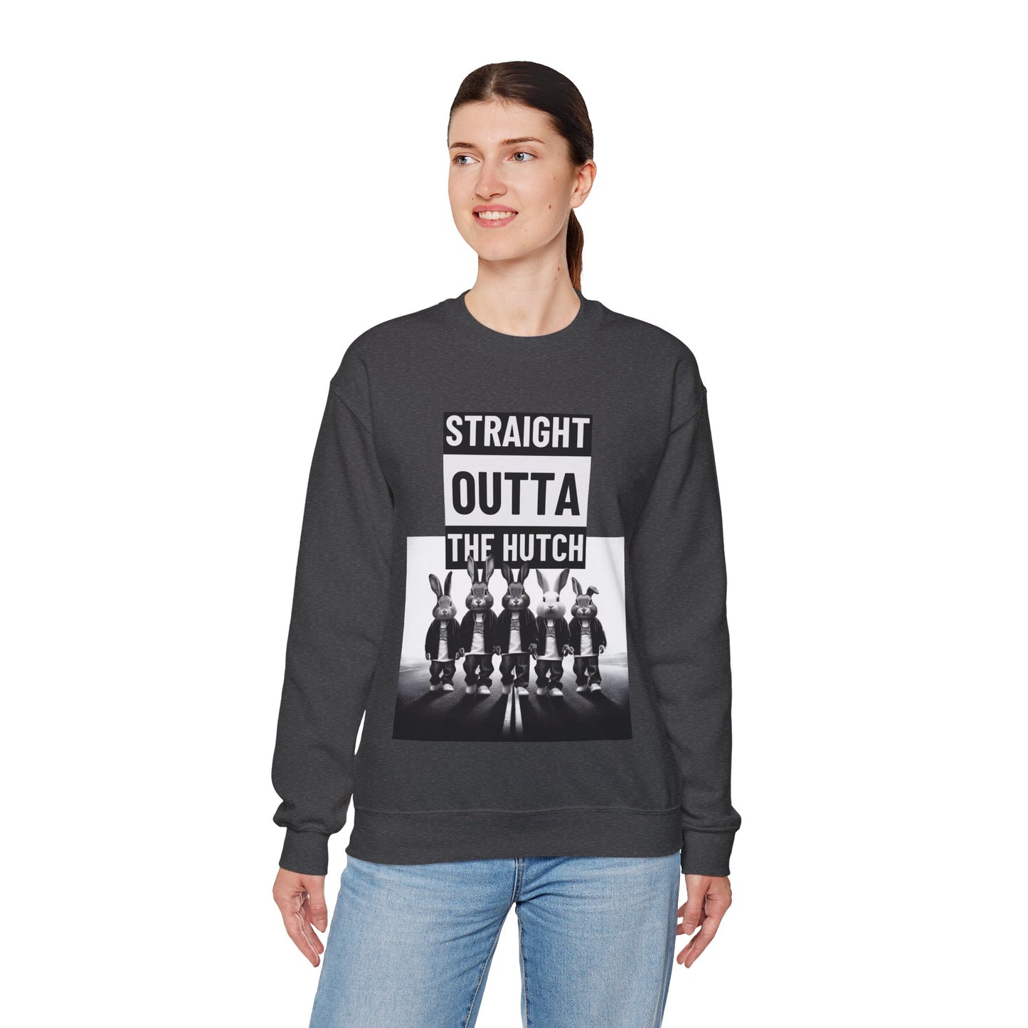 Straight Outta The Hutch Rabbits Sweatshirt