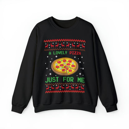 A Lovely Pizza Just For Me Christmas Ugly Sweater Sweatshirt
