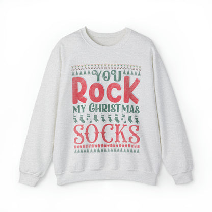 You Rock My Christmas Socks Christmas Ugly Sweater Sweatshirt