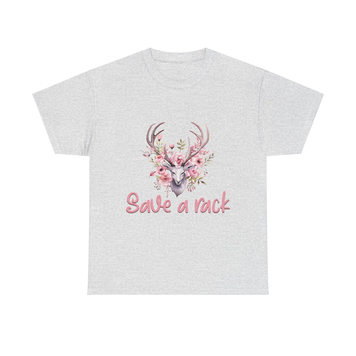 Save a Rack Deer Breast Cancer Short Sleeve Tee