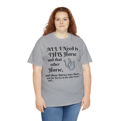 All the horses shirt Unisex Heavy Cotton Tee