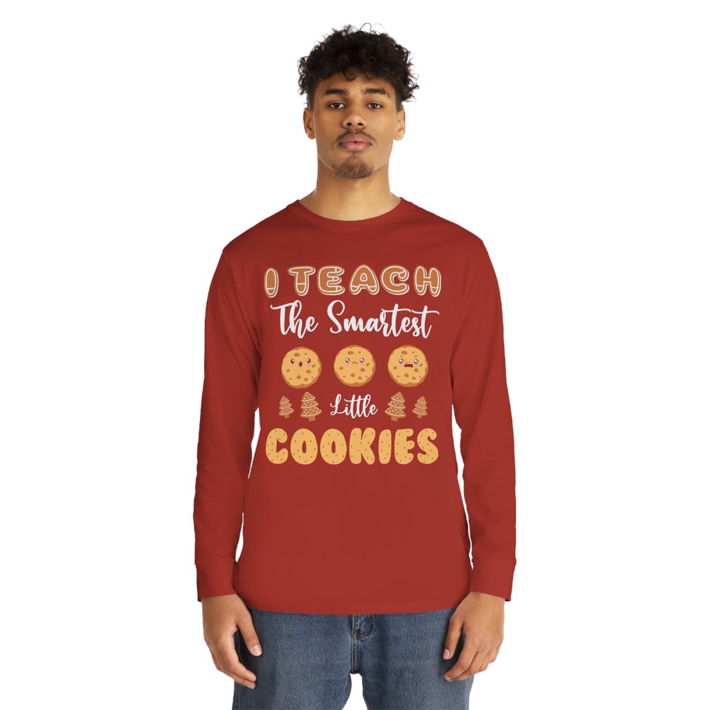 I Teach The Smartest Little Cookies Christmas Long Sleeve Tee