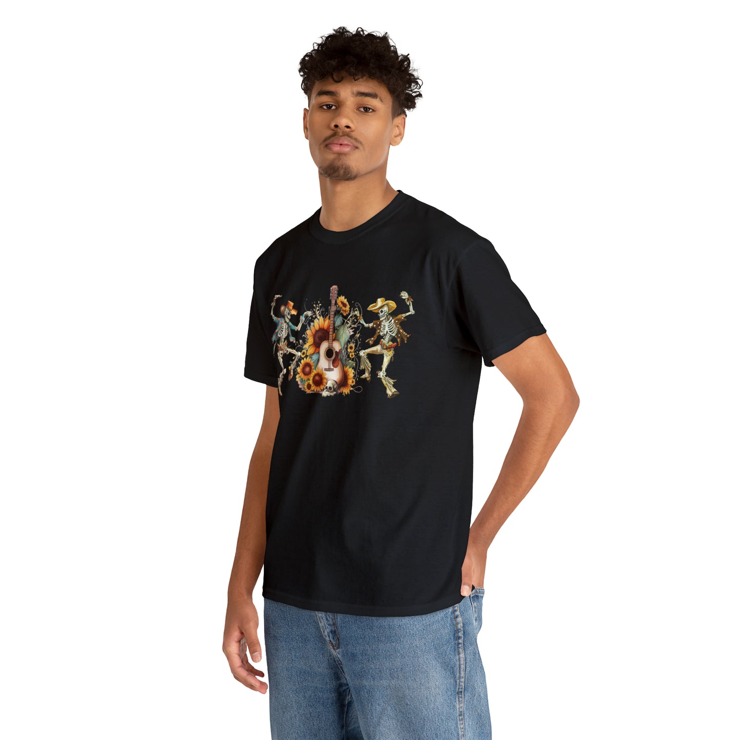 Western Dancing Skeletons Short Sleeve Tee