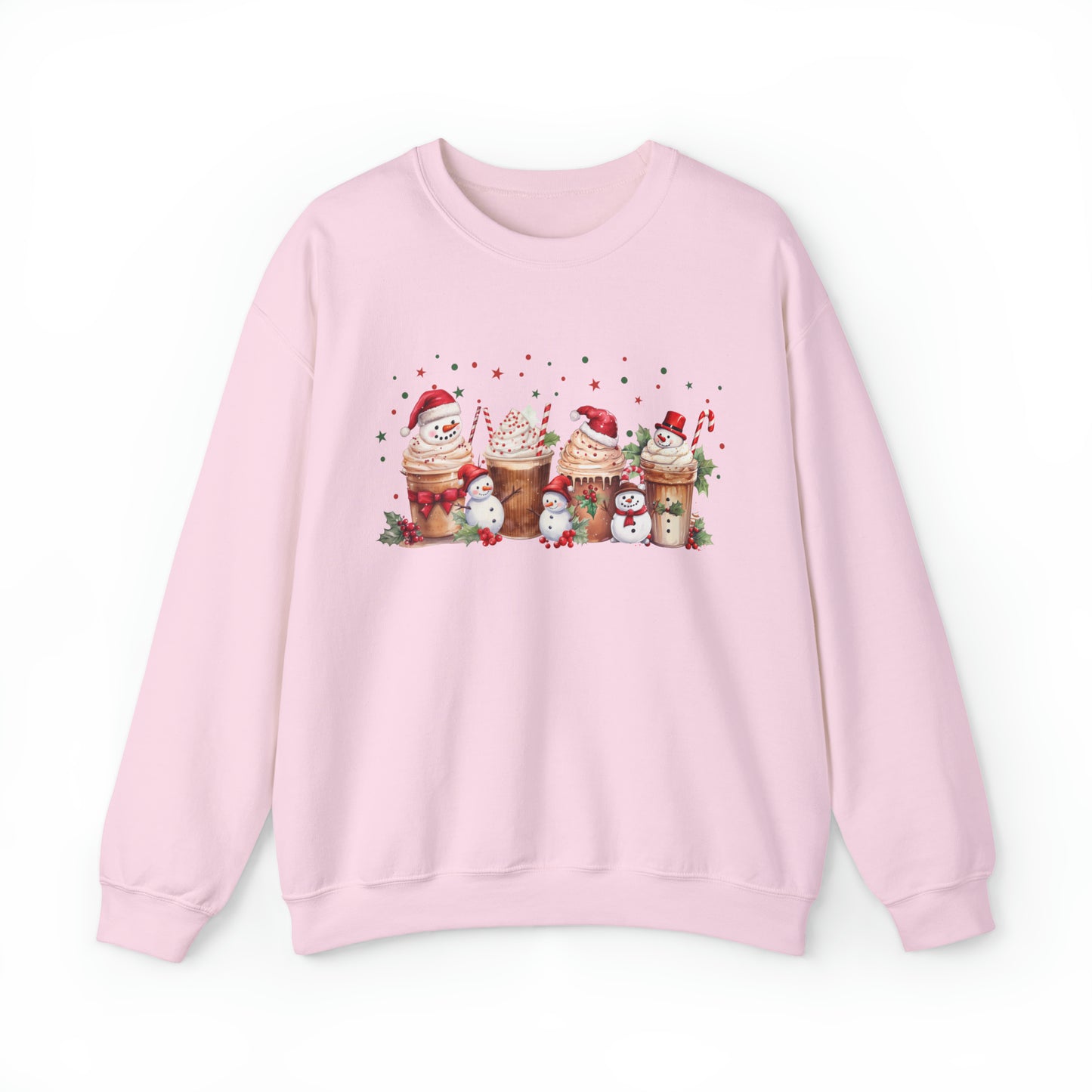 Snowmen Coffee Latte Christmas Sweatshirt