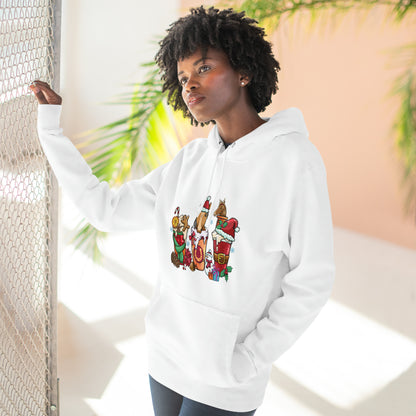 Horse Christmas Latte Pullover Hoodie