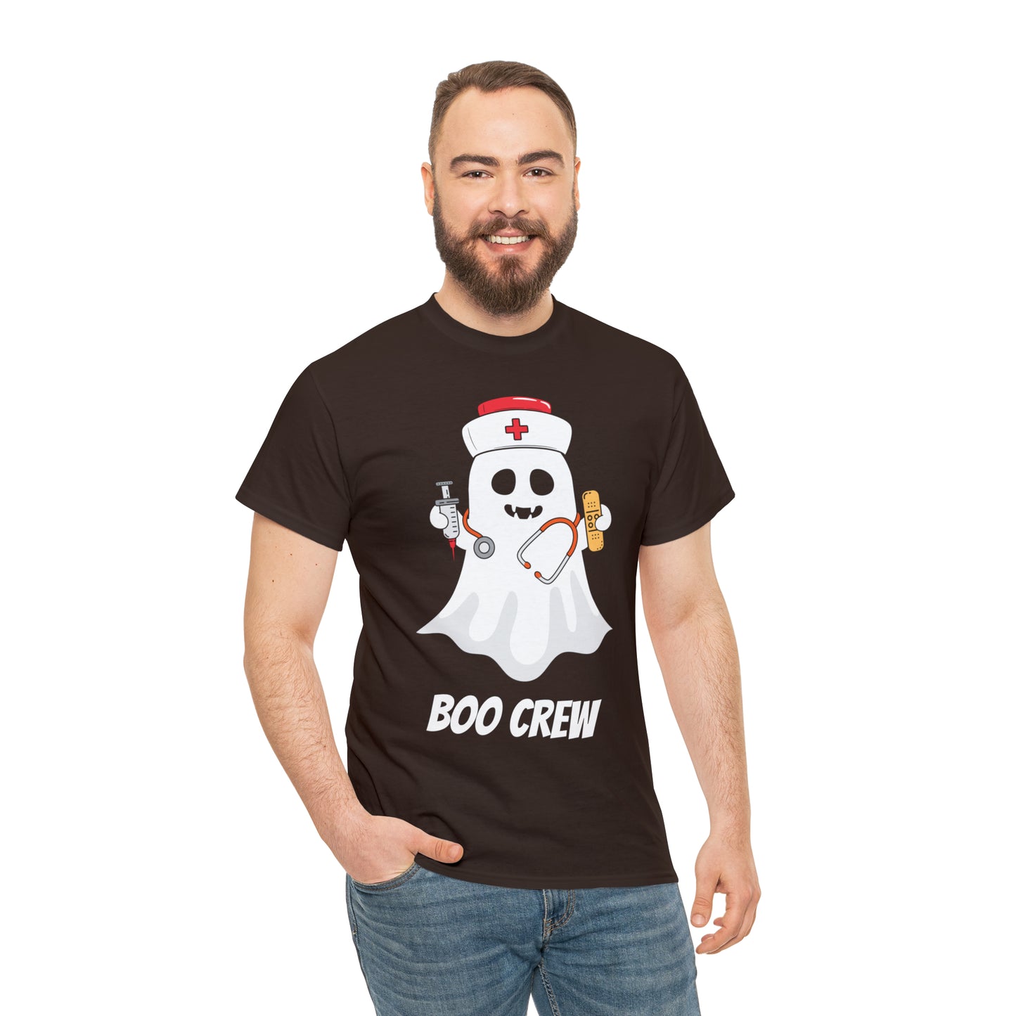 Boo Crew Medical Halloween Short Sleeve Tee