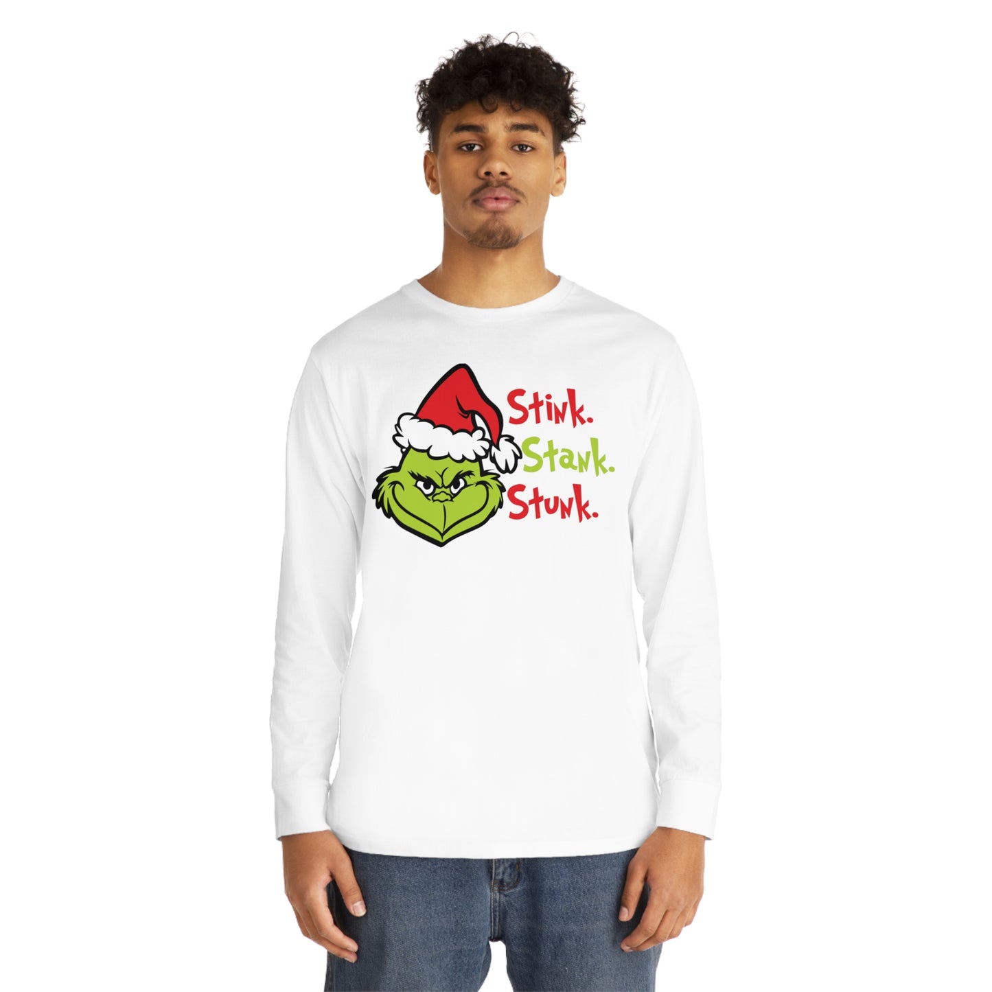 Grinch Stink Stank Stunk Christmas Long Sleeve T-Shirt