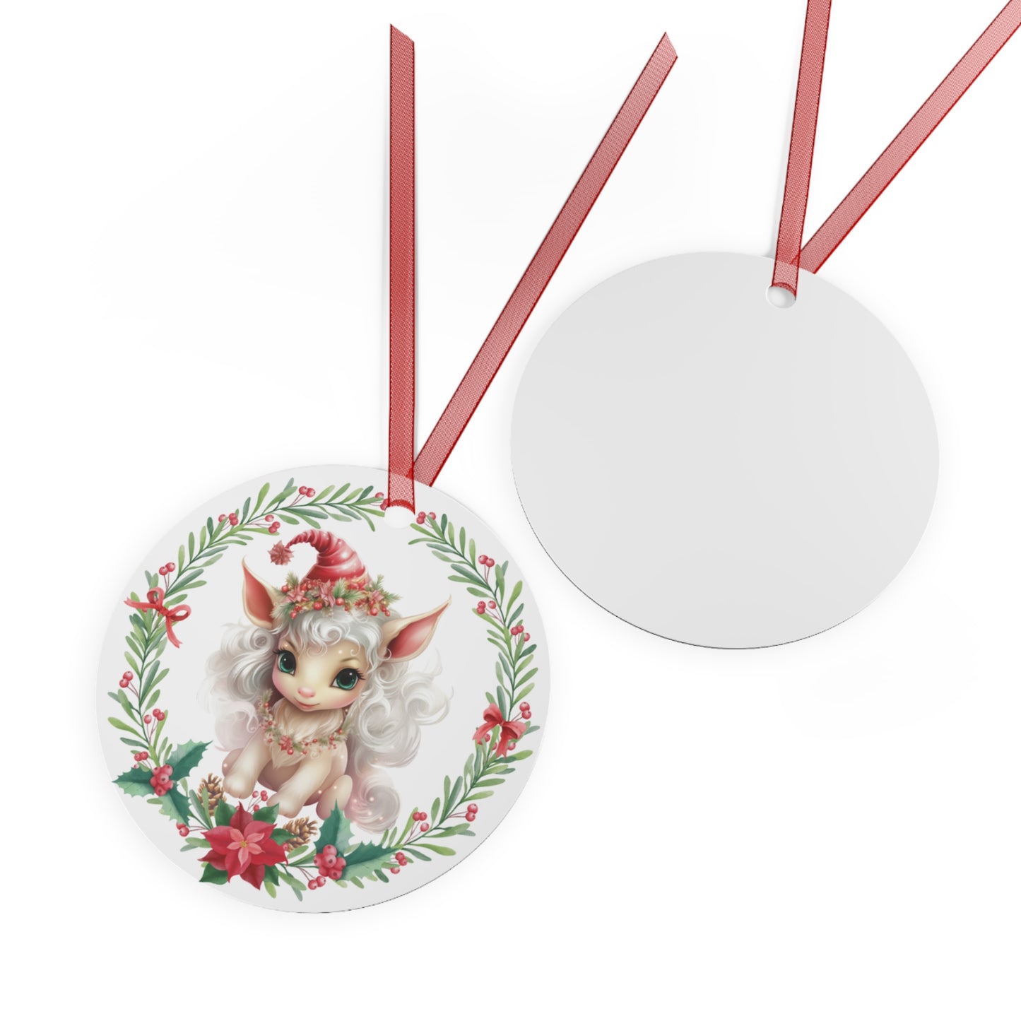 Christmas Unicorn 1 Ornament