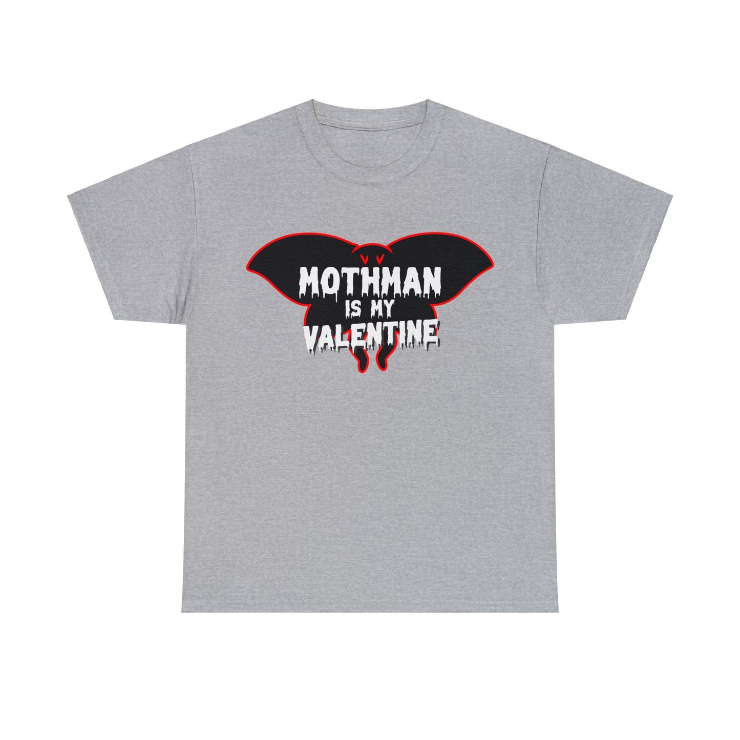 Mothman is My Valentine Short Sleeve Tee