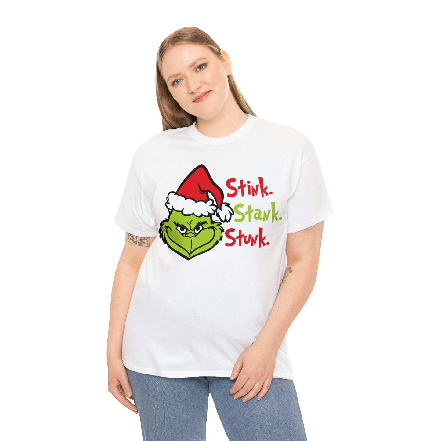 Grinch Stink Stank Stunk Christmas Short Sleeve Tee