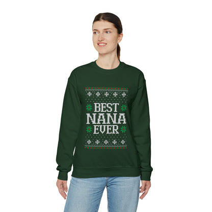 Best Nana Ever Christmas Ugly Sweater Sweatshirt