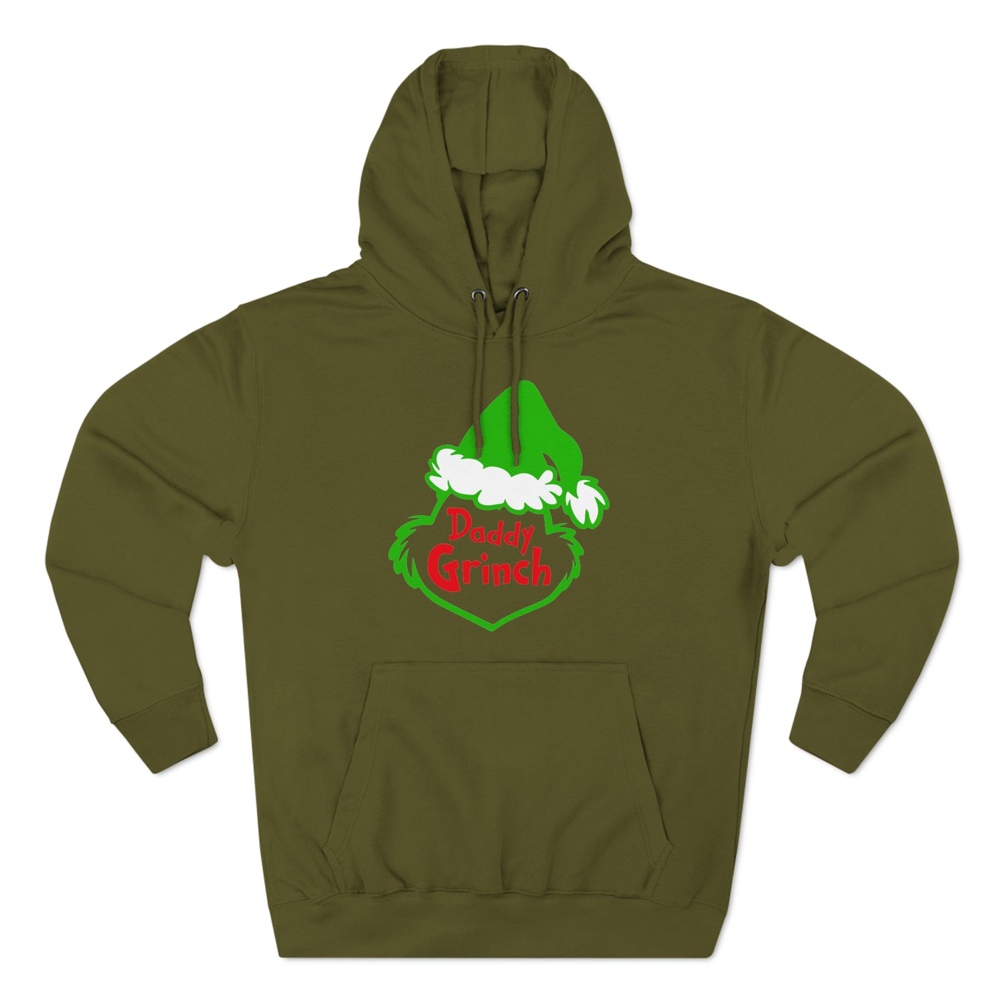 Daddy Grinch Christmas Pullover Hoodie