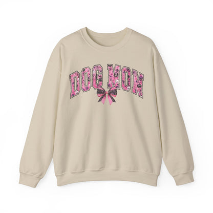 Halloween Pink Dog Mom Sweatshirt