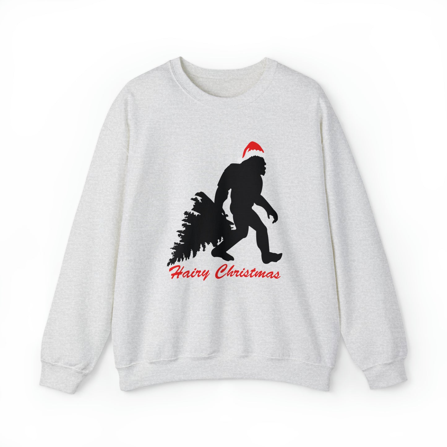 Sasquatch Big Foot Hairy Christmas Sweatshirt