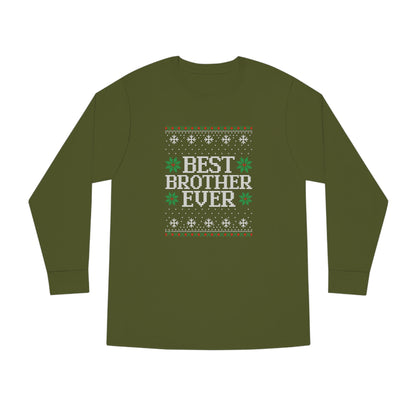 Best Brother Ever Christmas Ugly Sweater Long Sleeve T-shirt