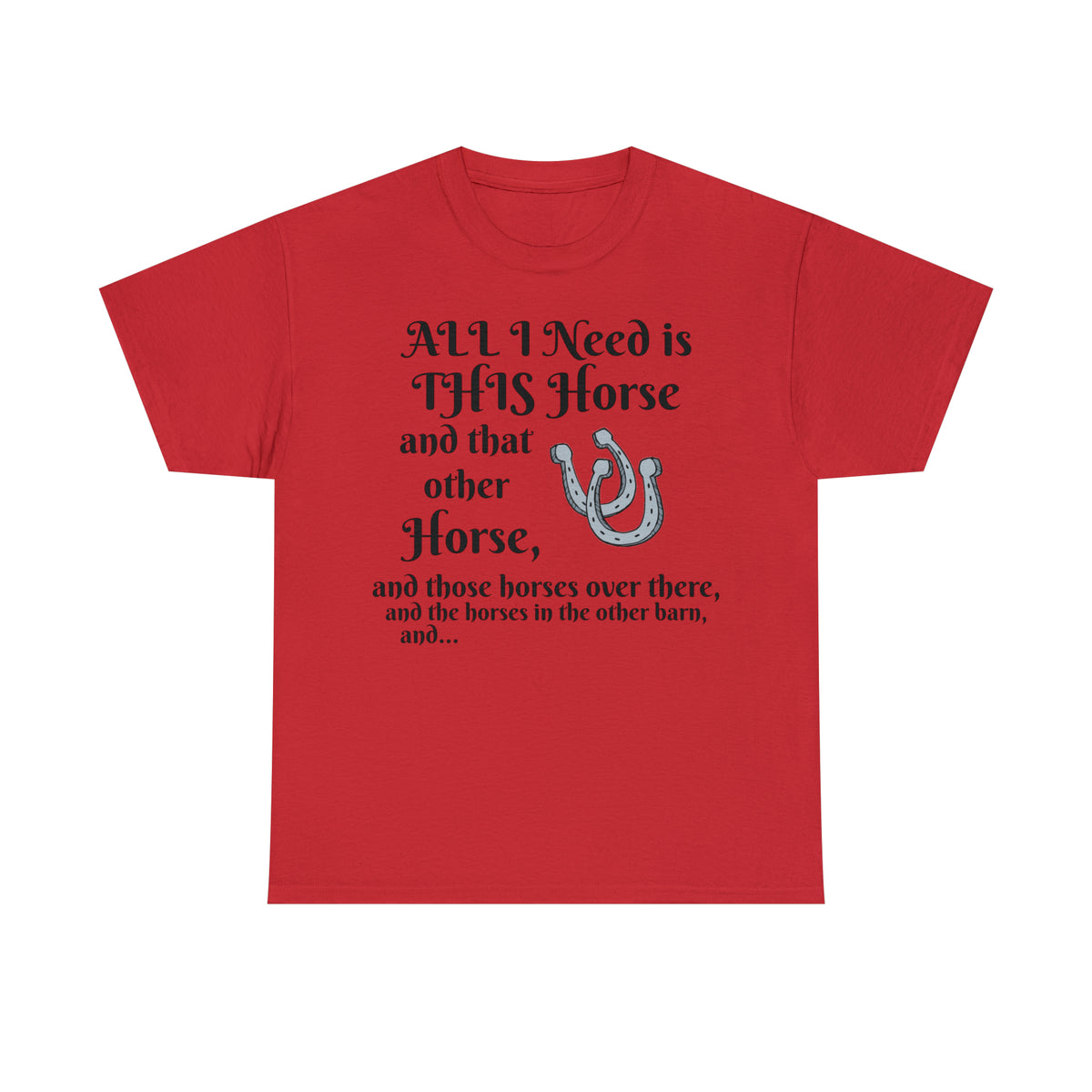 All the horses shirt Unisex Heavy Cotton Tee