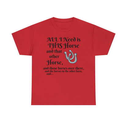 All the horses shirt Unisex Heavy Cotton Tee