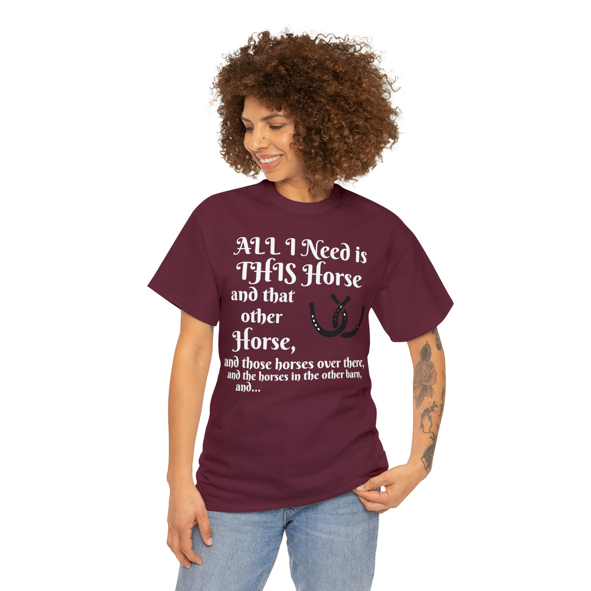 All the horses shirt Unisex Heavy Cotton Tee