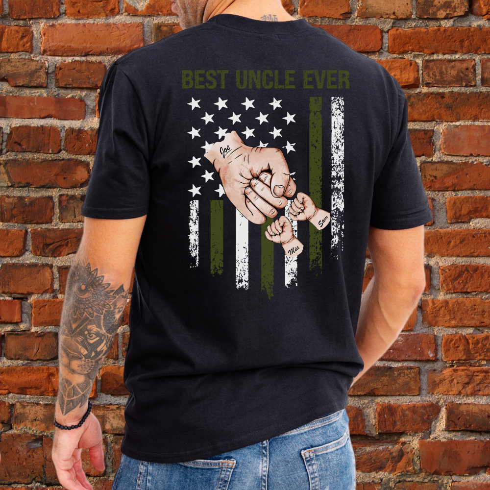 Custom Flag Fist Bump T-Shirt