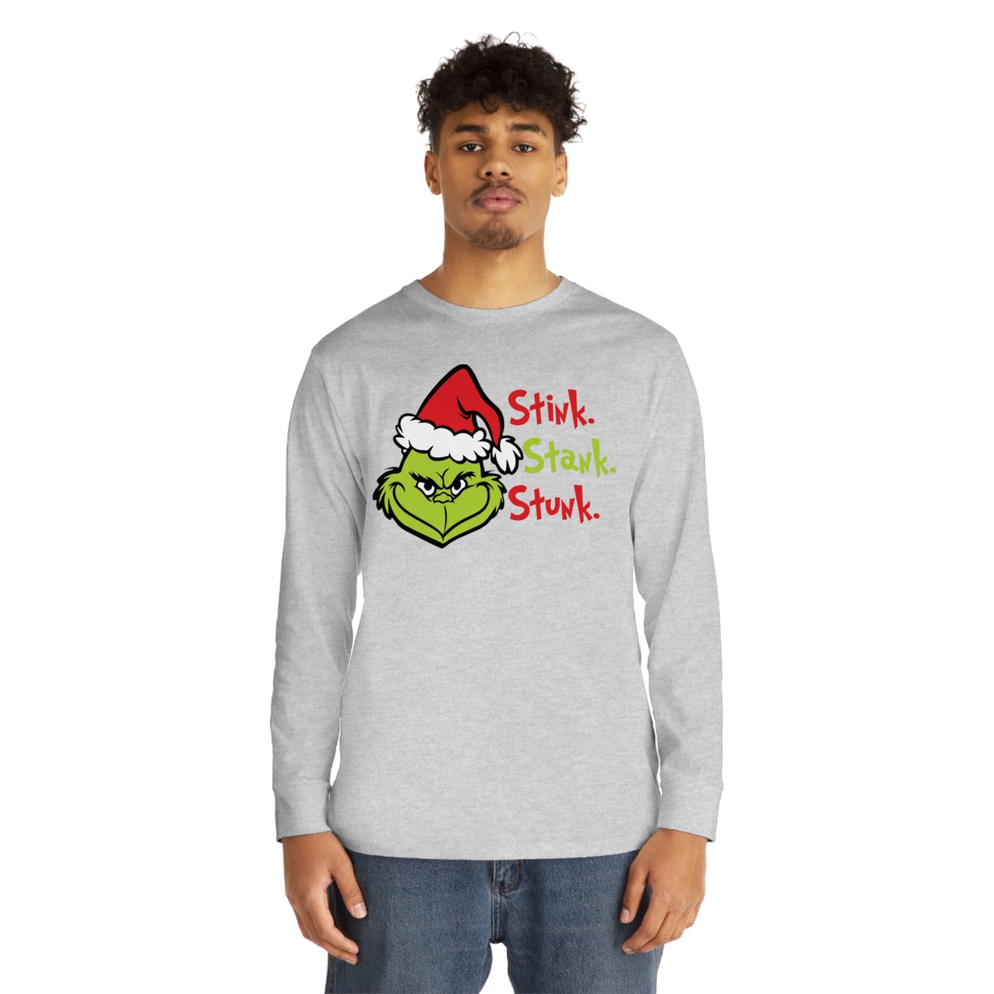 Grinch Stink Stank Stunk Christmas Long Sleeve T-Shirt