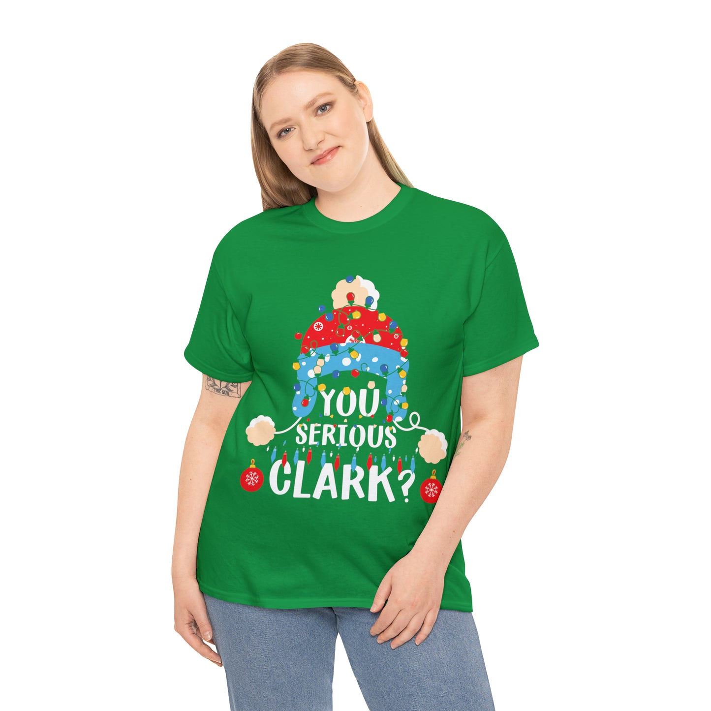 You Serious Clark? with Christmas Lights Short Sleeve Tee