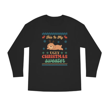 Poodle Doodle This is My Ugly Christmas Sweater Long Sleeve Tee