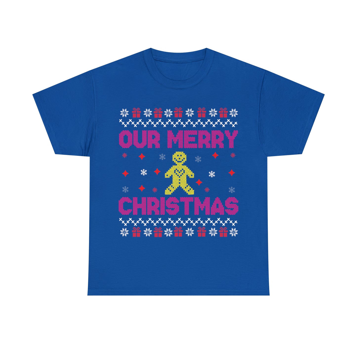 Our Merry Christmas Ugly Sweater Short Sleeve Tee