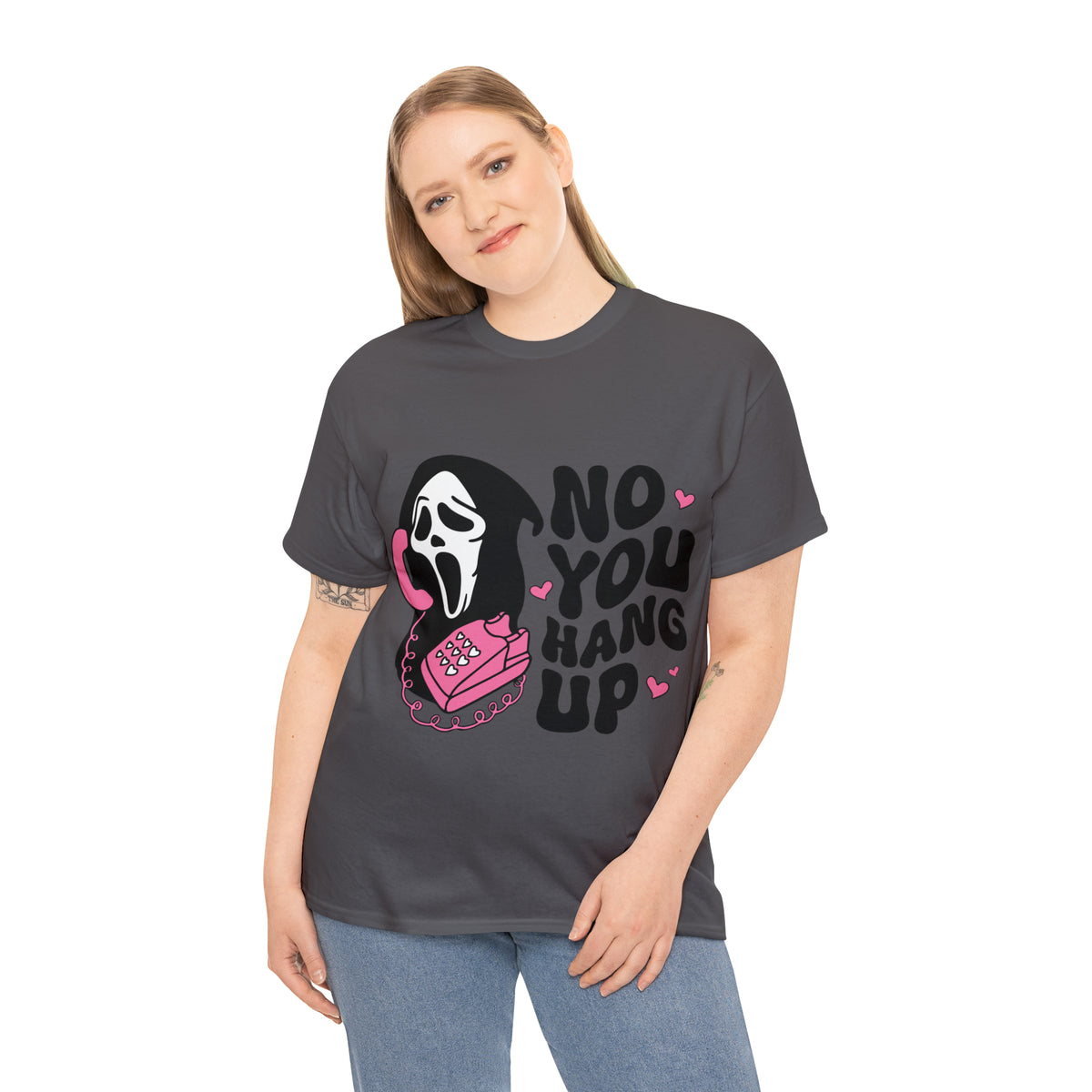 Cute Halloween Grim Reeper Shirt No You Hang Up TShirt Scream Tee