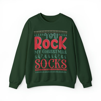 You Rock My Christmas Socks Christmas Ugly Sweater Sweatshirt
