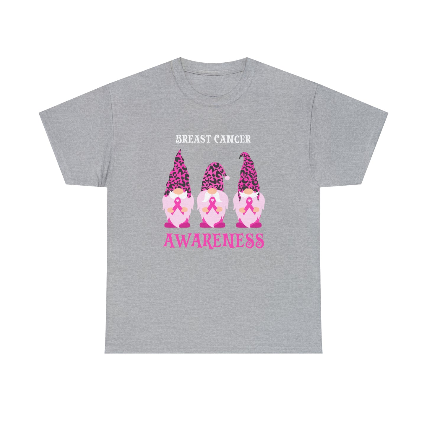 Breast Cancer Awareness Gnomes Short Sleeve Tee