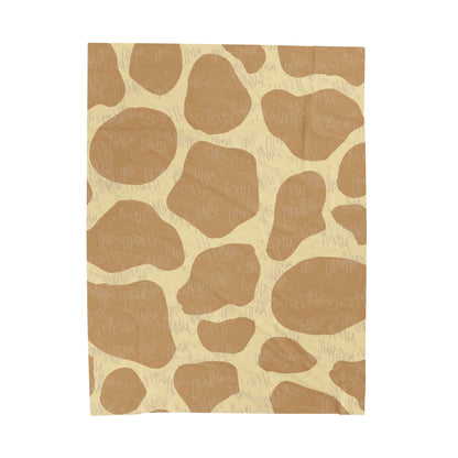 Giraffe Skin Print Pattern Blanket