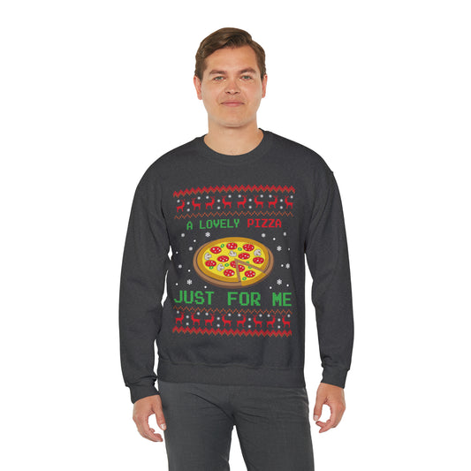 A Lovely Pizza Just For Me Christmas Ugly Sweater Sweatshirt