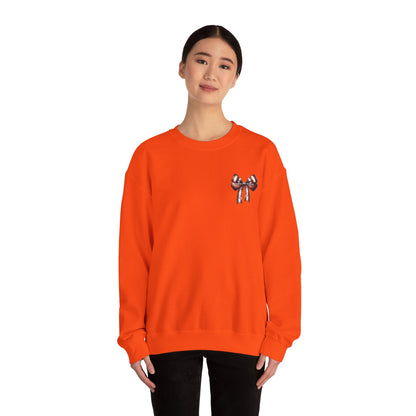 Football Game Day Sweatshirt Mom Dad Parent Football Lover Coquette Bows