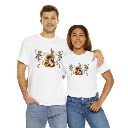 Western Dancing Skeletons Short Sleeve Tee