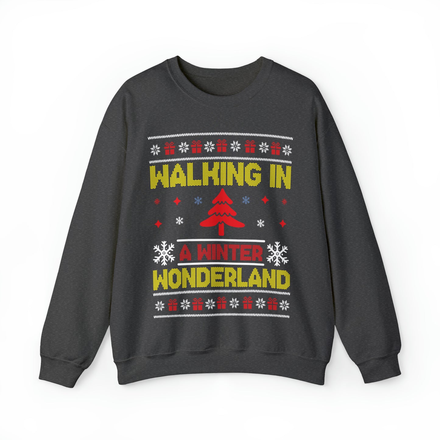 Walking in a Winter Wonderland Christmas Ugly Sweater Sweatshirt