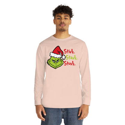 Grinch Stink Stank Stunk Christmas Long Sleeve T-Shirt